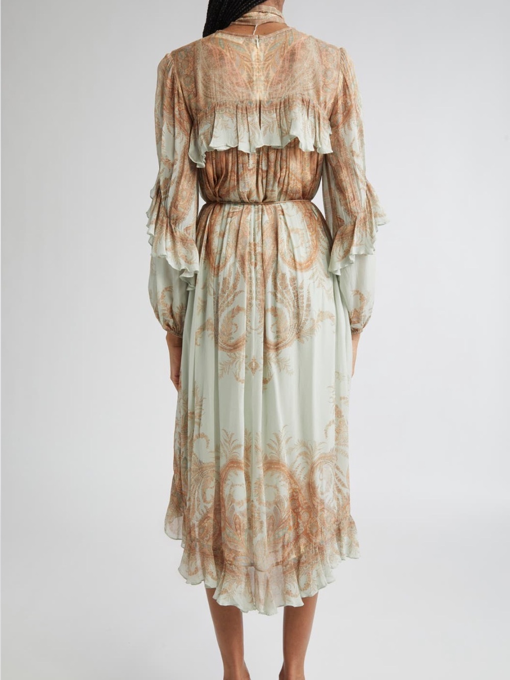 Zimmerman Paisley Long Sleeve Midi Dress - Picture 2 of 6